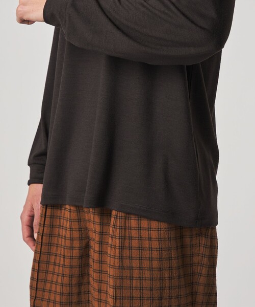 Steven Alan(スティーブンアラン)の「<Steven Alan> メリノウール クルーネック ロングスリーブ Tシャツ(Tシャツ/カットソー・メンズ・ダークブラウン/モカ・S/M/XL/L)」の17枚目の写真