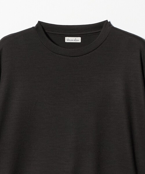Steven Alan(スティーブンアラン)の「<Steven Alan> メリノウール クルーネック ロングスリーブ Tシャツ(Tシャツ/カットソー・メンズ・ダークブラウン/モカ・S/M/XL/L)」の20枚目の写真