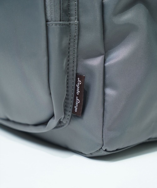 Legato Largo(レガートラルゴ)の「"02"≪Legato Largo≫肩楽 7ポケット/8L ナイロン ミニ リュック(バックパック/リュック・レディース・ネイビー/ブラック/グレー/ライトブラウン・ONE SIZE)」の18枚目の写真