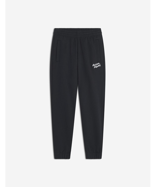 Maison Kitsune(メゾンキツネ)の「MAISON KITSUNE HANDWRITING COMFORT JOG PANTS(スウェットパンツ・メンズ・ブラック・S/M)」の1枚目の写真