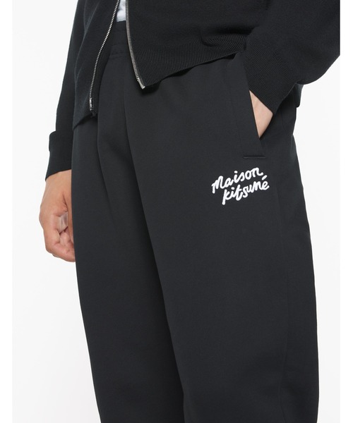 Maison Kitsune(メゾンキツネ)の「MAISON KITSUNE HANDWRITING COMFORT JOG PANTS(スウェットパンツ・メンズ・ブラック・S/M)」の7枚目の写真