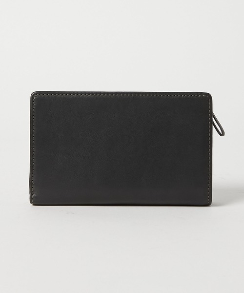 KATHARINE HAMNETT LONDON (キャサリンハムネットロンドン)の「KATHARINE HAMNETT LONDON/キャサリンハムネットロンドン BUMP L字ファスナー二つ折りミドルウォレット(490-52305)(財布・メンズ・ネイビー/ブラウン/ブラック・FREE)」の22枚目の写真