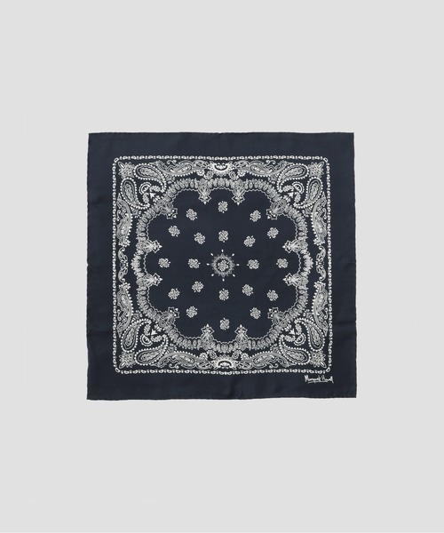 1/22本日中！マーガレットハウエル　ショールカラー　ベスト　美品 SILK TWILL PAISLEY BANDANA（ストール/ショール）｜MARGARET HOWELL