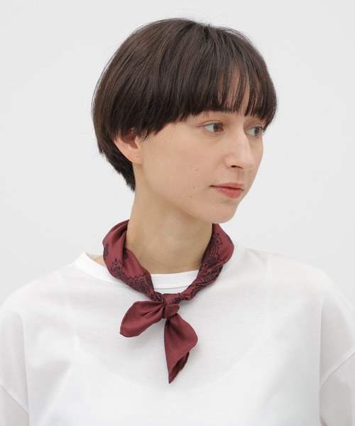 SILK TWILL PAISLEY BANDANA（ストール/ショール）｜MARGARET HOWELL
