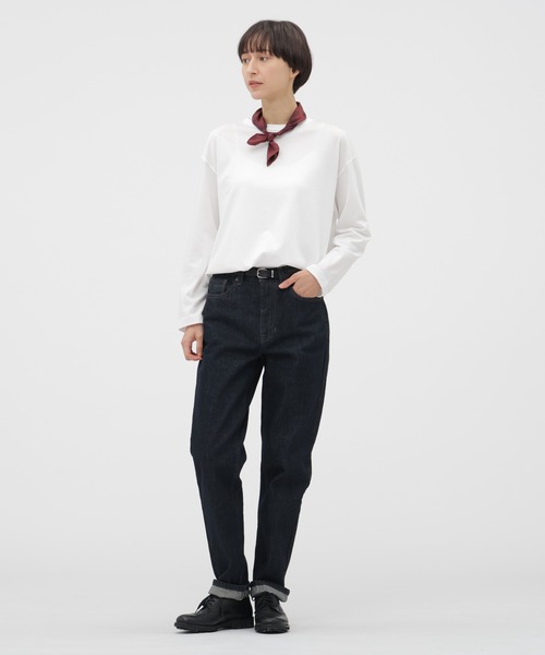 MARGARET HOWELL(マーガレットハウエル)の「SILK TWILL PAISLEY BANDANA(ストール/ショール・レディース・ネイビー/レッド系その他2・FREE)」の9枚目の写真