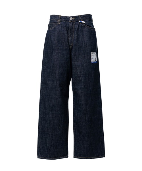 In・stru(men-tal).(インストルメンタル)の「One Washed Selvage Denim Baggy Pants(デニムパンツ・メンズ・インディゴブルー/ブラック・44/46)」の2枚目の写真