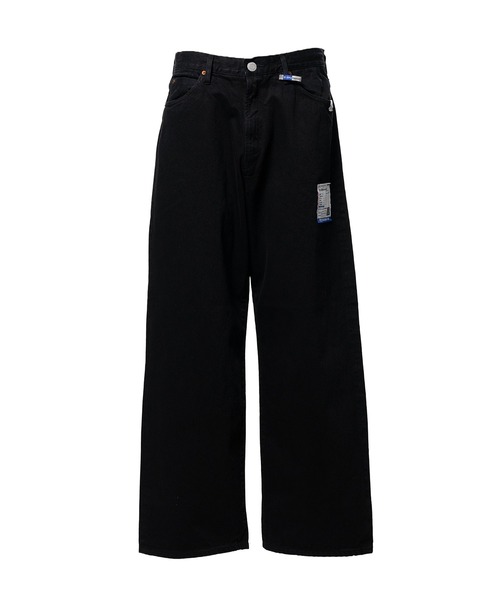 In・stru(men-tal).(インストルメンタル)の「One Washed Selvage Denim Baggy Pants(デニムパンツ・メンズ・インディゴブルー/ブラック・44/46)」の1枚目の写真