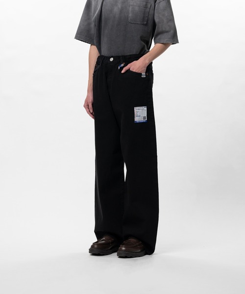 In・stru(men-tal).(インストルメンタル)の「One Washed Selvage Denim Baggy Pants(デニムパンツ・メンズ・インディゴブルー/ブラック・44/46)」の8枚目の写真