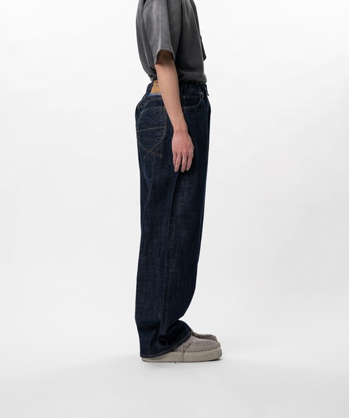 In・stru(men-tal).(インストルメンタル)の「One Washed Selvage Denim Baggy Pants(デニムパンツ・メンズ・インディゴブルー/ブラック・44/46)」の15枚目の写真