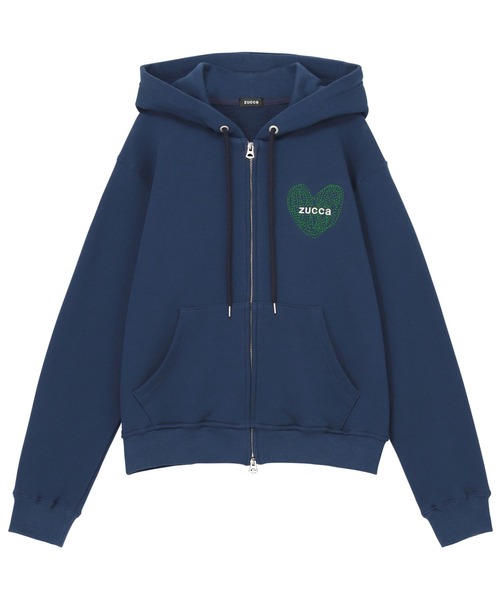 (S)HEART LOGO ZIP‑UP HOODIE / Parker