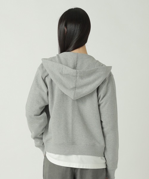 ZUCCa（ズッカ）の「(S)HEART LOGO ZIP-UP HOODIE / パーカー（パーカー・レディース・グレー・M size）」の3枚目の写真