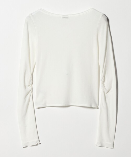 ATTISESSION（アティセッション）の「＜ATTISESSION＞Vネック ロングスリーブ トップス（Tシャツ/カットソー・レディース・グレー系/ネイビー/ホワイト・FREE）」の21枚目の写真