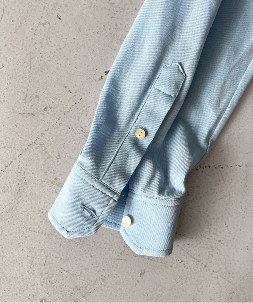 KAIKO（カイコー）の「KAIKO Tomorrow polo shirt（シャツ/ブラウス・メンズ・オフホワイト/サックスブルー・2）」の18枚目の写真