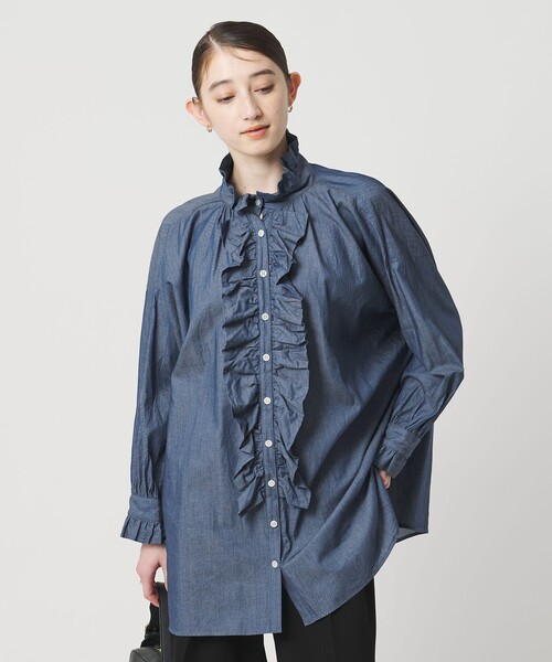 新品　シャルマントファム　VERY別注　フリルブラウス 優待価格[THREE SQUARE]ビスチェフリルブラウス | KOBUNSHA SELECT