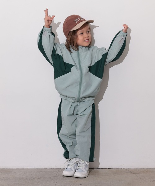 Ocean&Ground（オーシャン&グラウンド）の「ナイロンラインパンツ（その他パンツ・キッズ・ライトグリーン/オリーブ/ライトブラウン・80/90/95/100/110/120/130/140）」の7枚目の写真