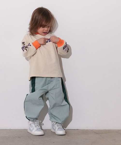 Ocean&Ground（オーシャン&グラウンド）の「ナイロンラインパンツ（その他パンツ・キッズ・ライトグリーン/オリーブ/ライトブラウン・80/90/95/100/110/120/130/140）」の12枚目の写真