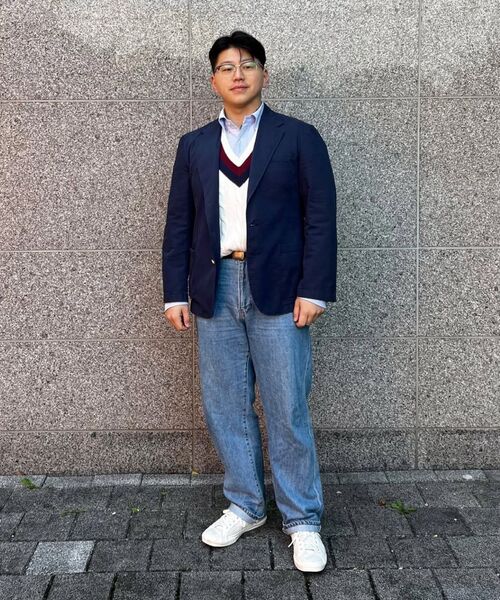 EDWARDMAX(エドワードマックス)の「綿ジャケット金ボタンブレザー(ネイビー)(テーラードジャケット・メンズ・その他・M/L/XL)」の11枚目の写真