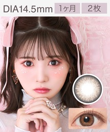 marble（マーブル）の「Marble 1month アプリコットタルト （2枚入り）（コンタクトレンズ・カラコン）」