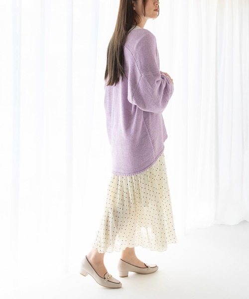 JELLY BEANS（ジェリービーンズ）の「<ふわさら>サークルビジュービットローファーパンプス(204-61112)JELLY BEANS(ジェリービーンズ)（パンプス・レディース・グレー/ピンクベージュ・21.5/22/22.5/23/23.5/24/24.5/25/25.5）」の15枚目の写真