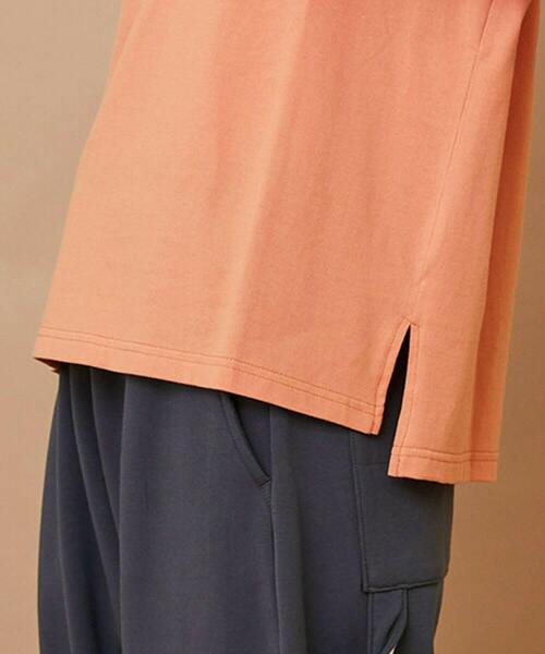 FRAPBOIS（フラボア）の「テイストL/S T（Tシャツ/カットソー・レディース・ブラック/ホワイト/オレンジ・1/2）」の8枚目の写真