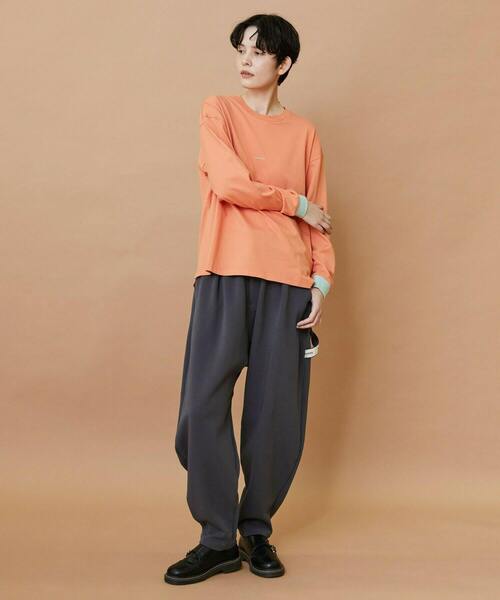 FRAPBOIS（フラボア）の「テイストL/S T（Tシャツ/カットソー・レディース・ブラック/ホワイト/オレンジ・1/2）」の11枚目の写真