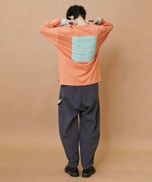 FRAPBOIS（フラボア）の「テイストL/S T（Tシャツ/カットソー・レディース・ブラック/ホワイト/オレンジ・1/2）」の13枚目の写真