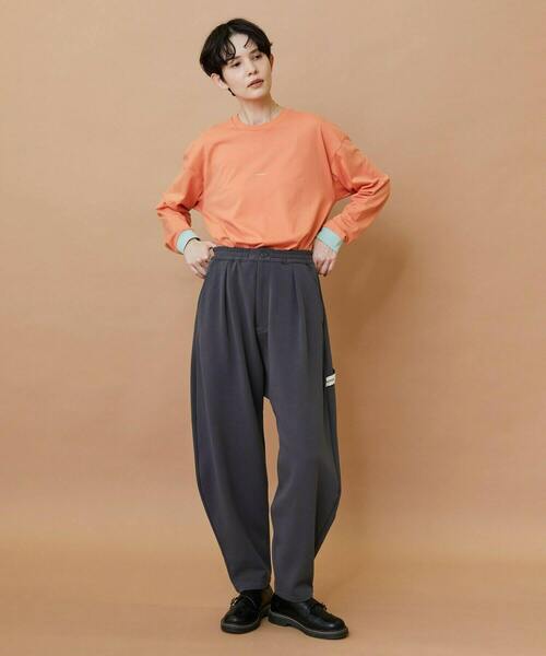 FRAPBOIS（フラボア）の「テイストL/S T（Tシャツ/カットソー・レディース・ブラック/ホワイト/オレンジ・1/2）」の15枚目の写真