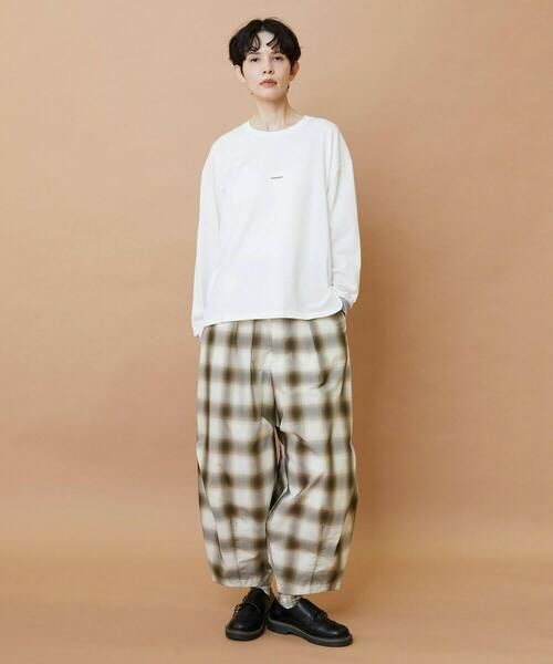 FRAPBOIS（フラボア）の「テイストL/S T（Tシャツ/カットソー・レディース・ブラック/ホワイト/オレンジ・1/2）」の19枚目の写真