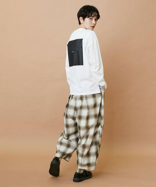 FRAPBOIS（フラボア）の「テイストL/S T（Tシャツ/カットソー・レディース・ブラック/ホワイト/オレンジ・1/2）」の21枚目の写真