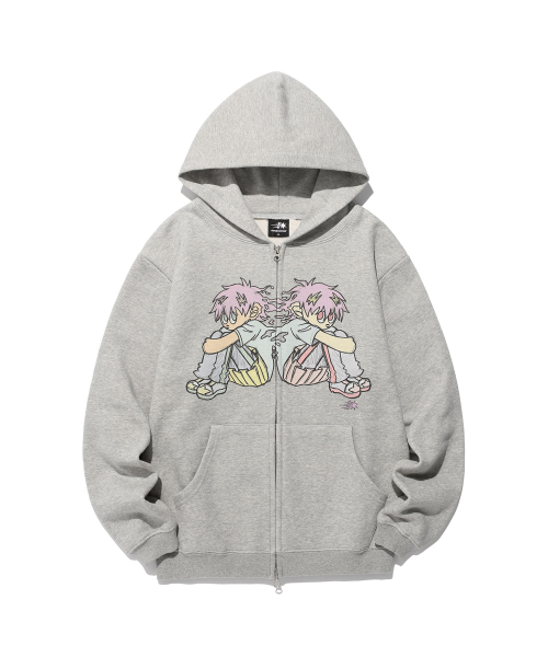 NGC BOY — худи на молнии ZIP UP_GREY (NG2FSUM482A)