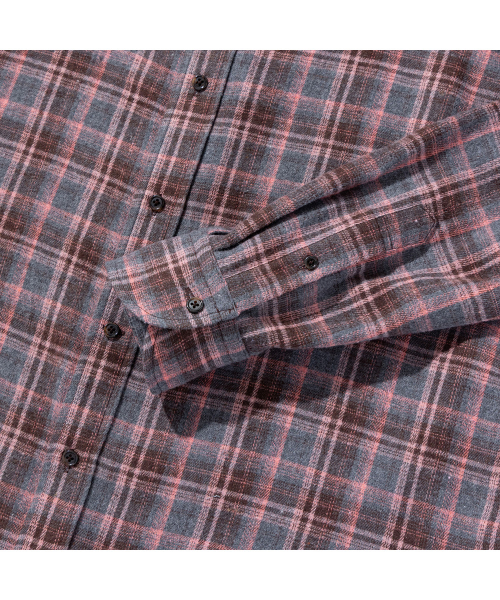 PRODESHIRT(プロデシャツ)の「ヴィンテージチェックフランネルシャツ(ピンクグレー)(シャツ/ブラウス・メンズ・その他・M/L/XL)」の5枚目の写真