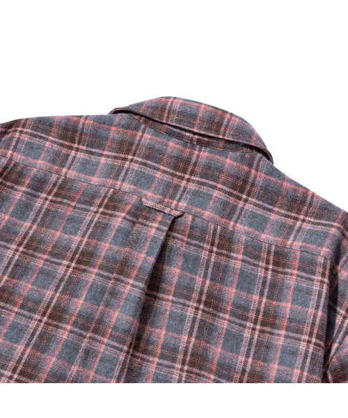 PRODESHIRT(プロデシャツ)の「ヴィンテージチェックフランネルシャツ(ピンクグレー)(シャツ/ブラウス・メンズ・その他・M/L/XL)」の6枚目の写真