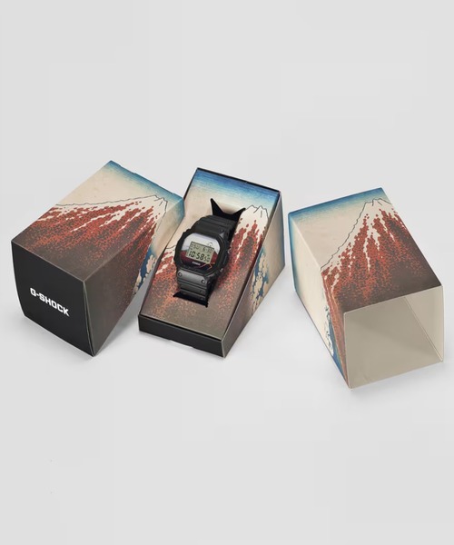 G-SHOCK(ジーショック)の「G-SHOCK/ジーショック 腕時計 葛飾北斎 HOKUSAI DW-5600KHSH25-1JR(デジタル腕時計・メンズ・ブラック・FREE)」の4枚目の写真