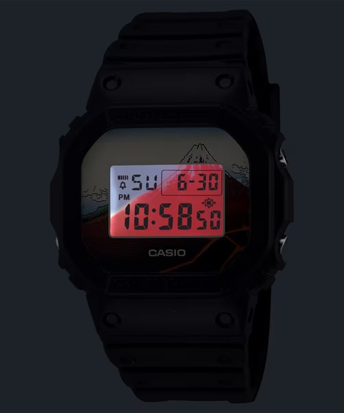G-SHOCK(ジーショック)の「G-SHOCK/ジーショック 腕時計 葛飾北斎 HOKUSAI DW-5600KHSH25-1JR(デジタル腕時計・メンズ・ブラック・FREE)」の7枚目の写真