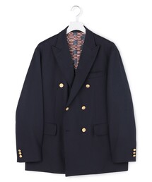 J.PRESS YORK STREET（ジェイプレスヨークストリート）の「【UNISEX】ダブルブレザー / 6B / 金釦 / 背抜き（テーラードジャケット）」