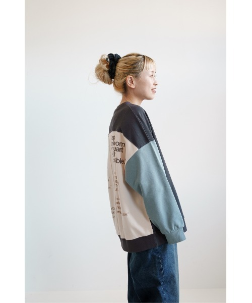 HEART MARKET(ハートマーケット)の「アシメバックプリントリブ付きプルオーバー(Tシャツ/カットソー・レディース・ブラック/その他3/その他2/その他1/アイボリー・FREE)」の7枚目の写真