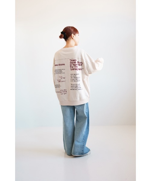 HEART MARKET(ハートマーケット)の「アシメバックプリントリブ付きプルオーバー(Tシャツ/カットソー・レディース・ブラック/その他3/その他2/その他1/アイボリー・FREE)」の16枚目の写真