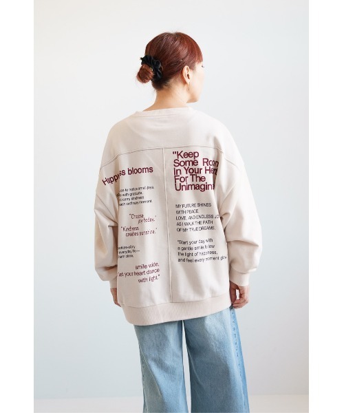 HEART MARKET(ハートマーケット)の「アシメバックプリントリブ付きプルオーバー(Tシャツ/カットソー・レディース・ブラック/その他3/その他2/その他1/アイボリー・FREE)」の17枚目の写真
