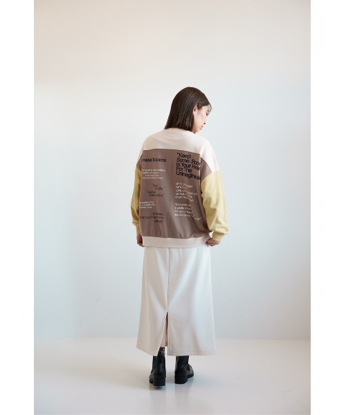 HEART MARKET(ハートマーケット)の「アシメバックプリントリブ付きプルオーバー(Tシャツ/カットソー・レディース・ブラック/その他3/その他2/その他1/アイボリー・FREE)」の21枚目の写真