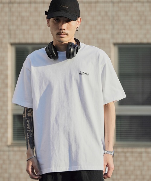 WILD THINGS（ワイルドシングス）の「WILD THINGS/ワイルドシングス OLD ICONS TEE ブランドロゴ プリントTシャツ 2026年春夏（Tシャツ/カットソー・メンズ・ホワイト/ブラック/カーキオリーブ・M/L/XL）」の8枚目の写真