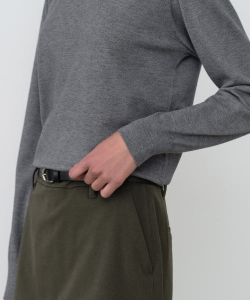 MUSINSA STANDARD WOMAN（ムシンサスタンダードウーマン）の「ウィメンズエッセンシャルラウンドネックニット[ミディアムグレー]（ニット/セーター・レディース・その他・LARGE/MEDIUM/SMALL/X-SMALL）」の5枚目の写真