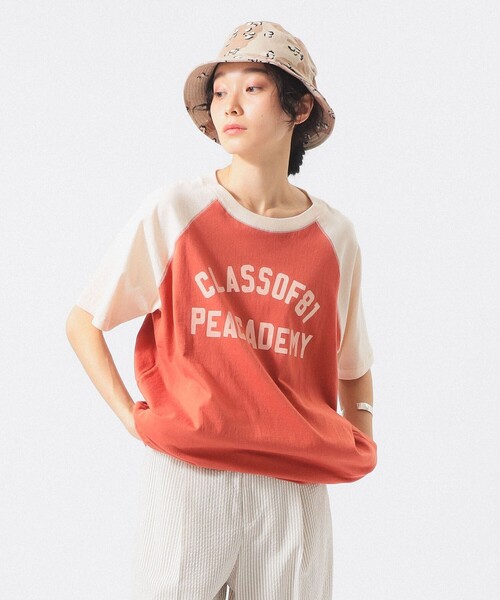 BEAMS BOY（ビームスボーイ）の「【7/24値下げ】2トーン ラグラン Tシャツ（Tシャツ/カットソー・レディース・ネイビー/レッド・2/1）」の6枚目の写真