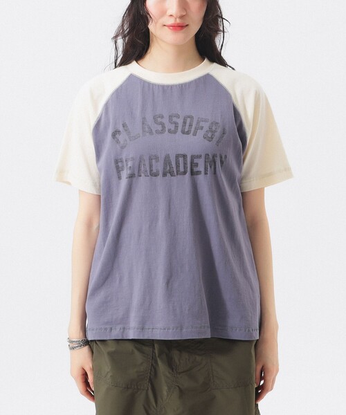 BEAMS BOY（ビームスボーイ）の「【7/24値下げ】2トーン ラグラン Tシャツ（Tシャツ/カットソー・レディース・ネイビー/レッド・2/1）」の15枚目の写真