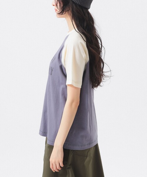 BEAMS BOY（ビームスボーイ）の「【7/24値下げ】2トーン ラグラン Tシャツ（Tシャツ/カットソー・レディース・ネイビー/レッド・2/1）」の16枚目の写真