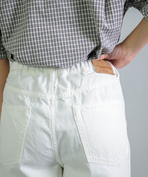 OMNIGOD womens / オムニゴッド] 10ozデニム 5Pイージーワイド