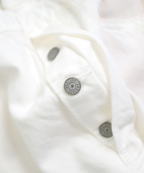 OMNIGOD（オムニゴッド）の「[OMNIGOD womens / オムニゴッド] 10ozデニム 5Pイージーワイドキュロット（デニムパンツ・レディース・ホワイト・2/3）」の16枚目の写真