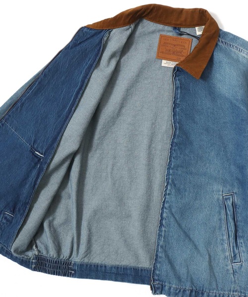 Levi's(リーバイス)の「2026SS Levi's/リーバイス CASTRO FULLZIPJACKET 襟コーデュロイ カストロフルジップデニムジャケット レディース メンズ(デニムジャケット・メンズ・ブルー・L/M/XL)」の14枚目の写真