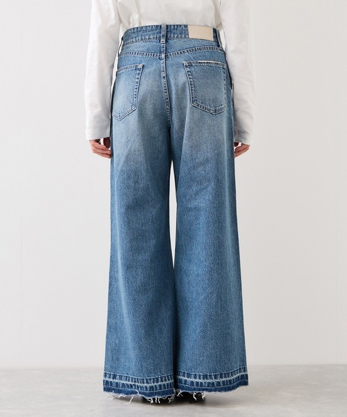 VIS（ビス）の「バギーワイドデニムパンツ（デニムパンツ・レディース・ブルー系その他4/ブラック系その他・SS/S/M）」の21枚目の写真