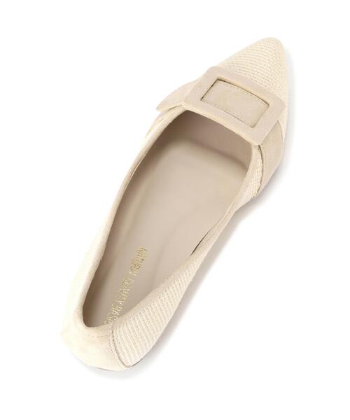 NATURAL BEAUTY BASIC（ナチュラルビューティーベーシック）の「◇ベルテッドフラット（パンプス・レディース・ブラック/ホワイト系その他・LARGE/MEDIUM）」の9枚目の写真