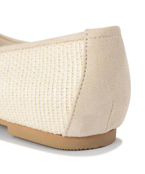 NATURAL BEAUTY BASIC（ナチュラルビューティーベーシック）の「◇ベルテッドフラット（パンプス・レディース・ブラック/ホワイト系その他・LARGE/MEDIUM）」の11枚目の写真